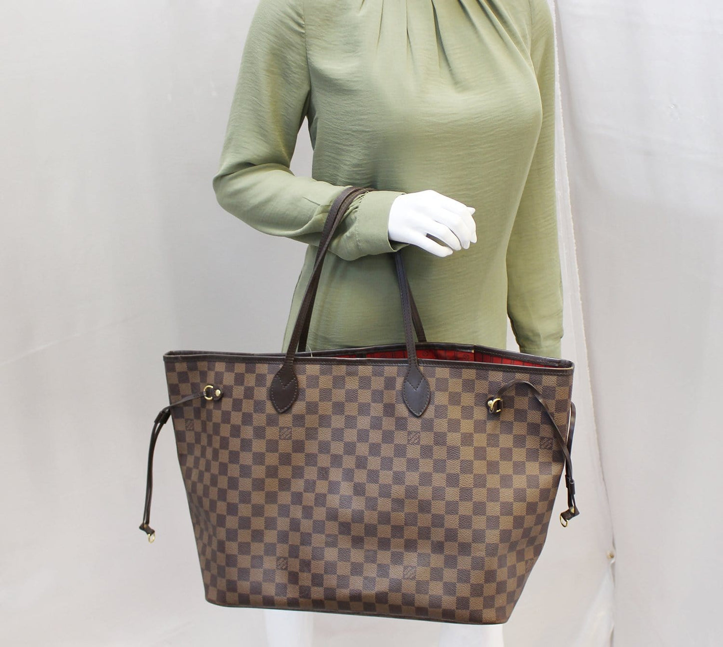 Louis Tote Bag Damier Ebene Neverfull Gm