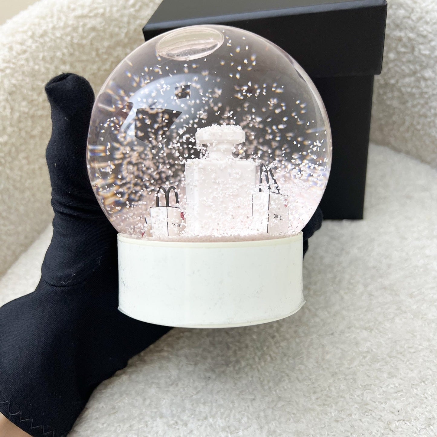 Chanel VIP Gift Perfume Bottles Snow Globe Accessory