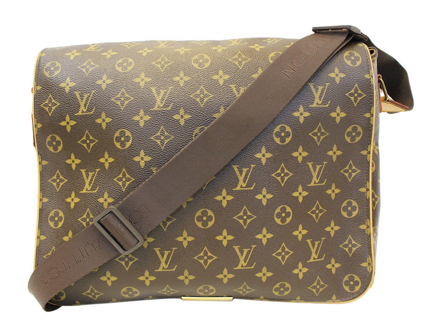 Louis Abbesses Messenger Bag Canvas Monogram Crossbody Bag
