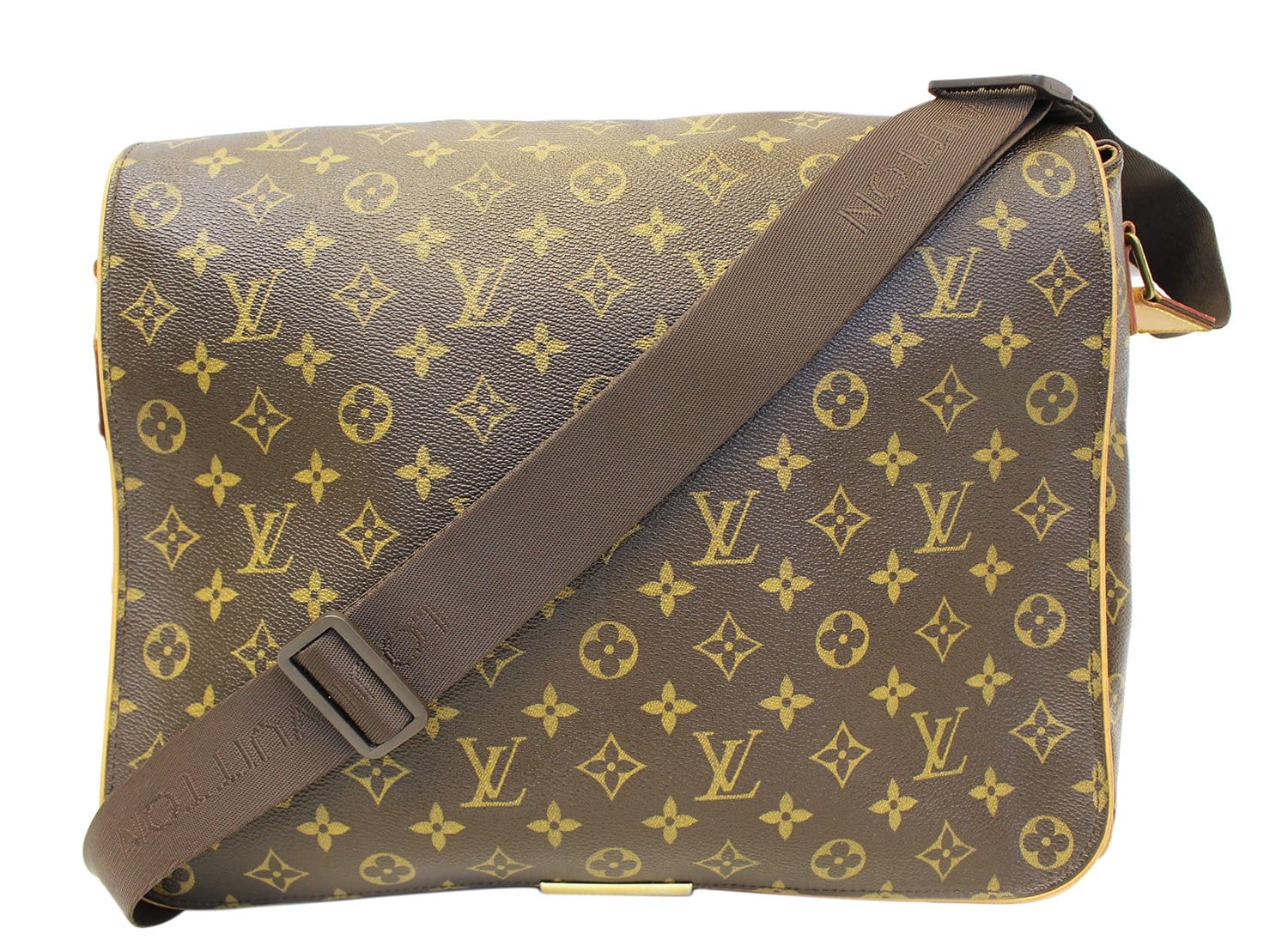 Louis Abbesses Messenger Bag Canvas Monogram Crossbody Bag