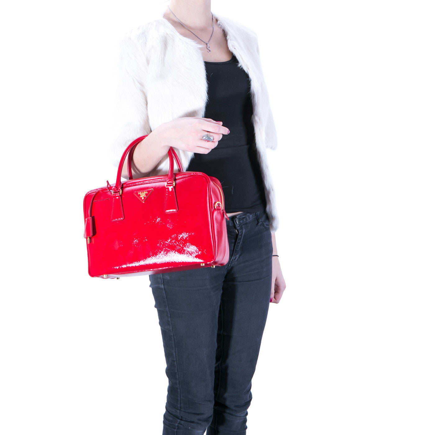 Prada Bauletto Tote Tote Bag