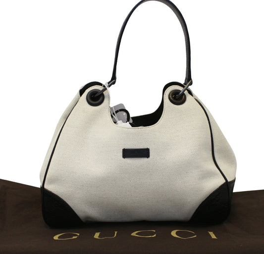 Gucci Colbert Shoulder Bag Canvas White