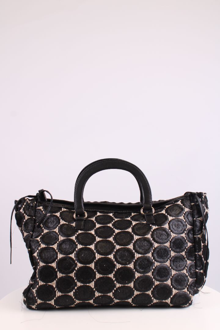 Prada Prada Handbag Black Cream
