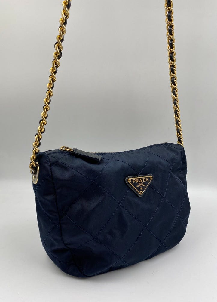Prada Crossbody Bag Nylon Navy