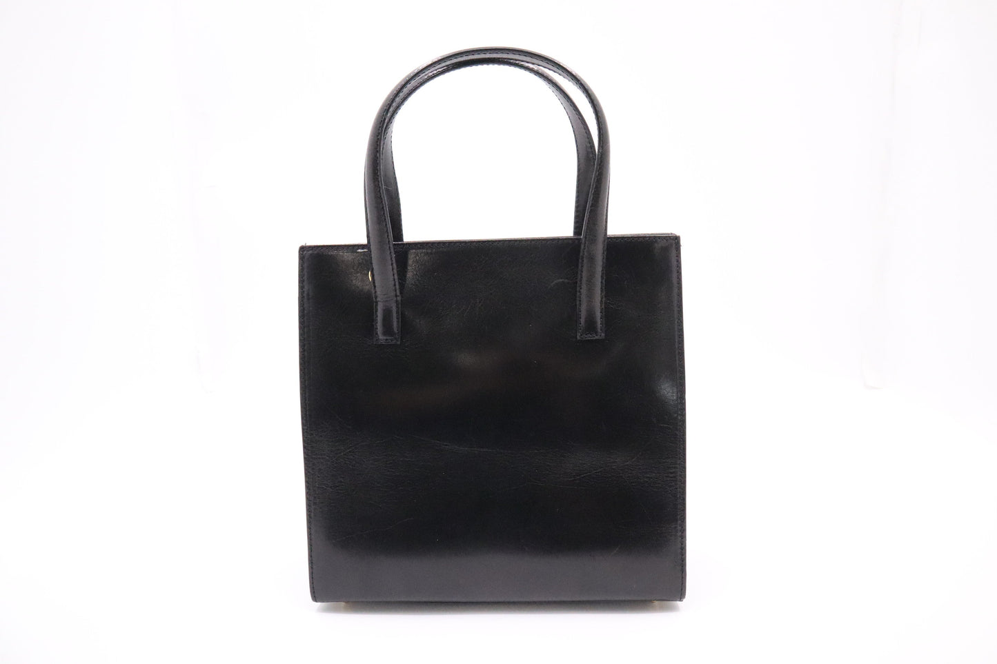 Fendi Way Handbag In Leather Black Travel Bag