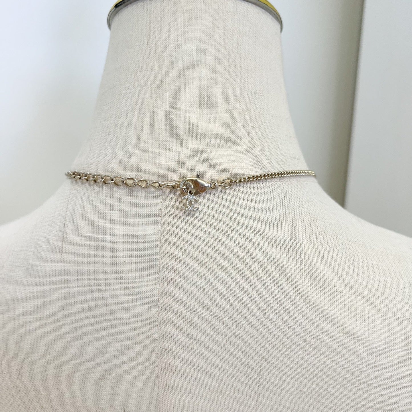 Chanel Star Pendent Necklace with Diamantés in Light Gold HW (Model: )