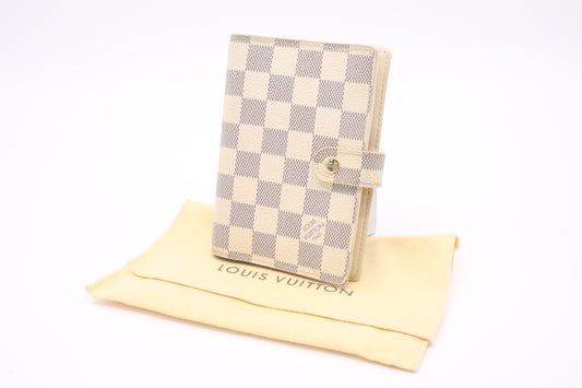 Louis Vuitton Agenda PM Azur Damier Handbag