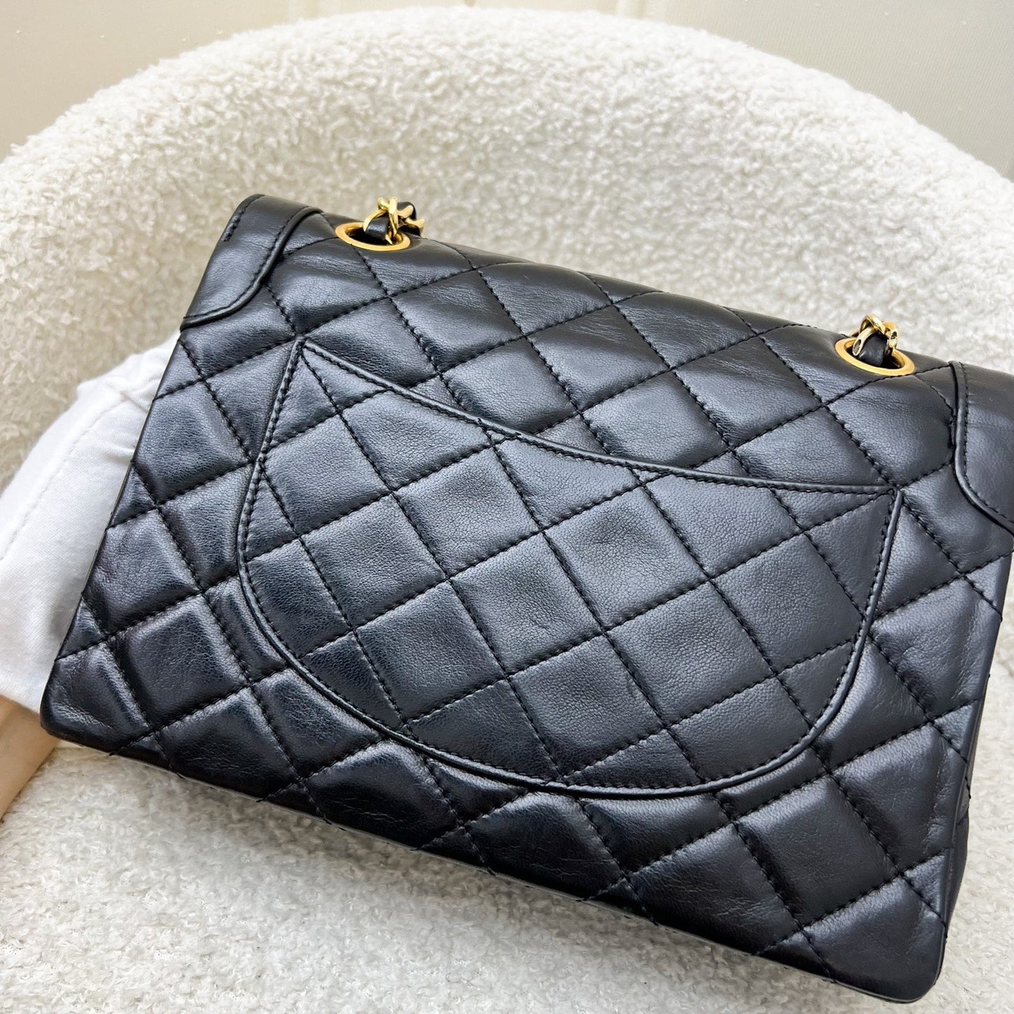 Chanel Seasonal Small Flap with 2-tone Turn Lock and Gold-Plated HW Accessory
