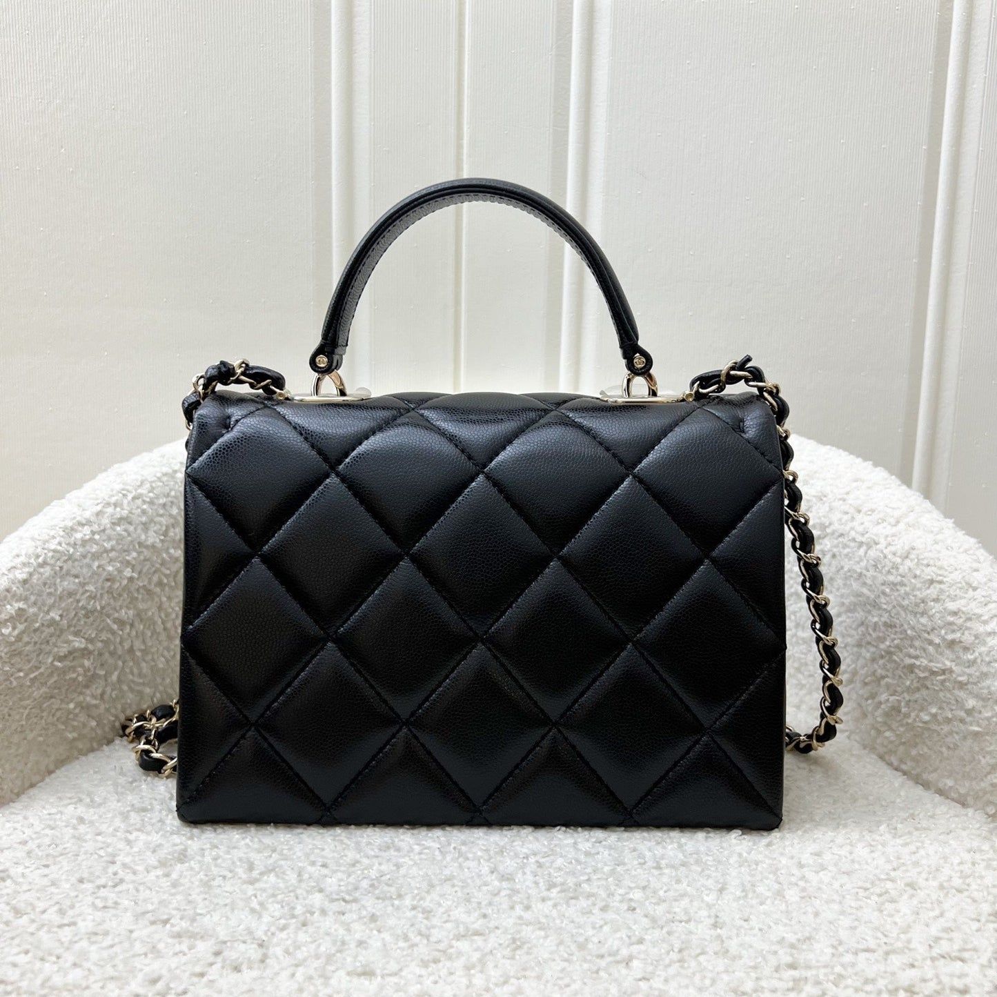Chanel My Retrofit Small Kelly Flap Bag in Black Caviar and LGHW (Model: )