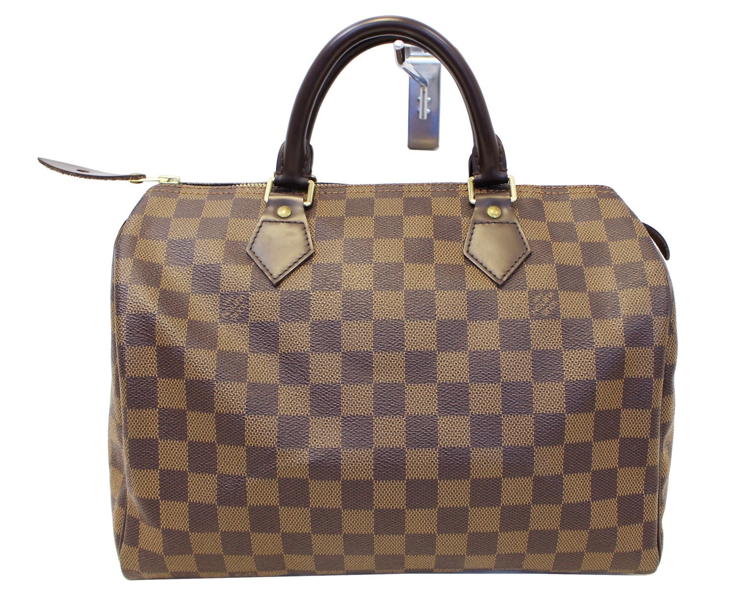 Louis Damier Ebene Speedy Satchel Bag Brown Travel Bag Bag Tt2265