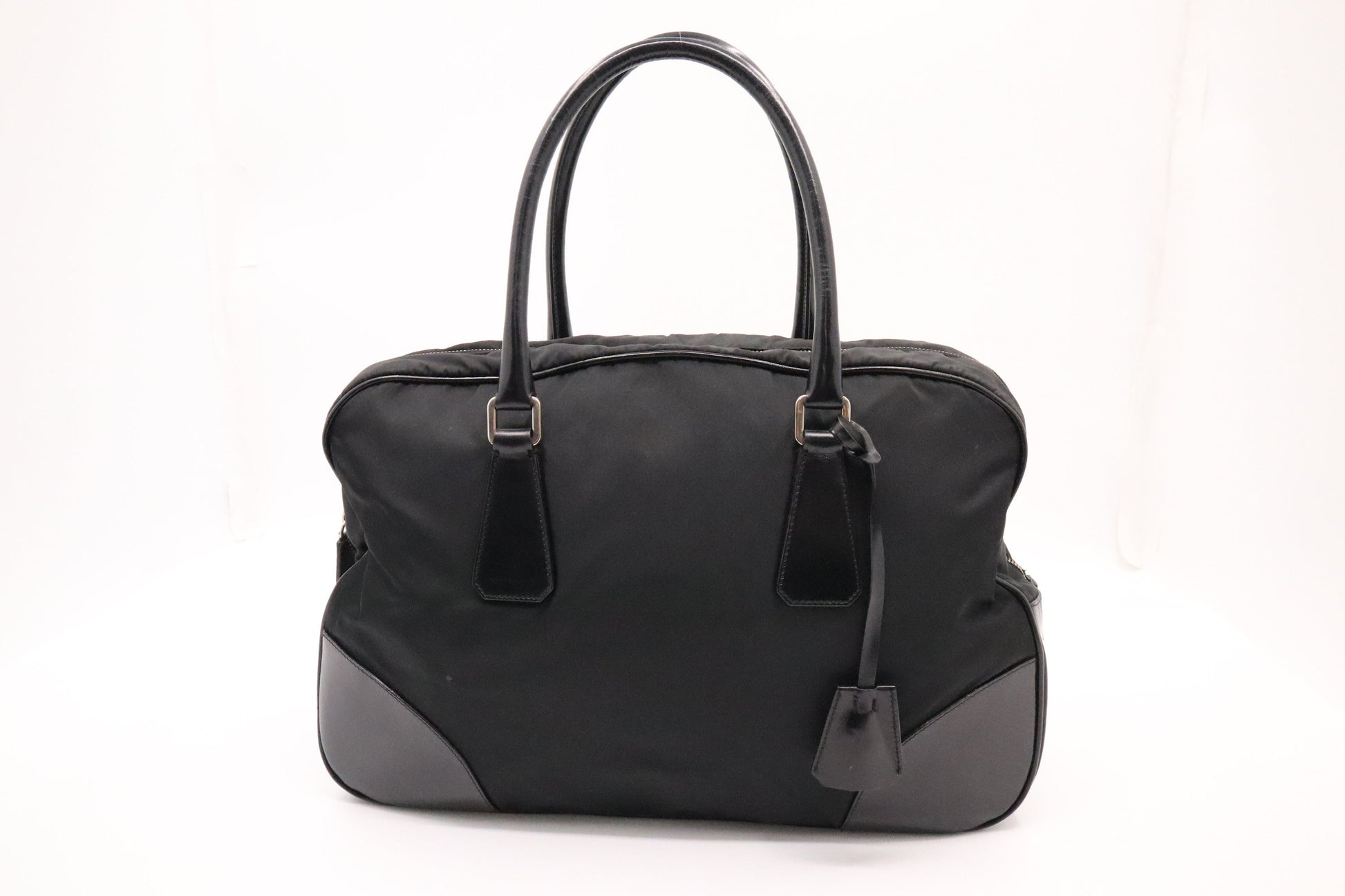 Prada Business Bag In Nylon Black Travel Bag