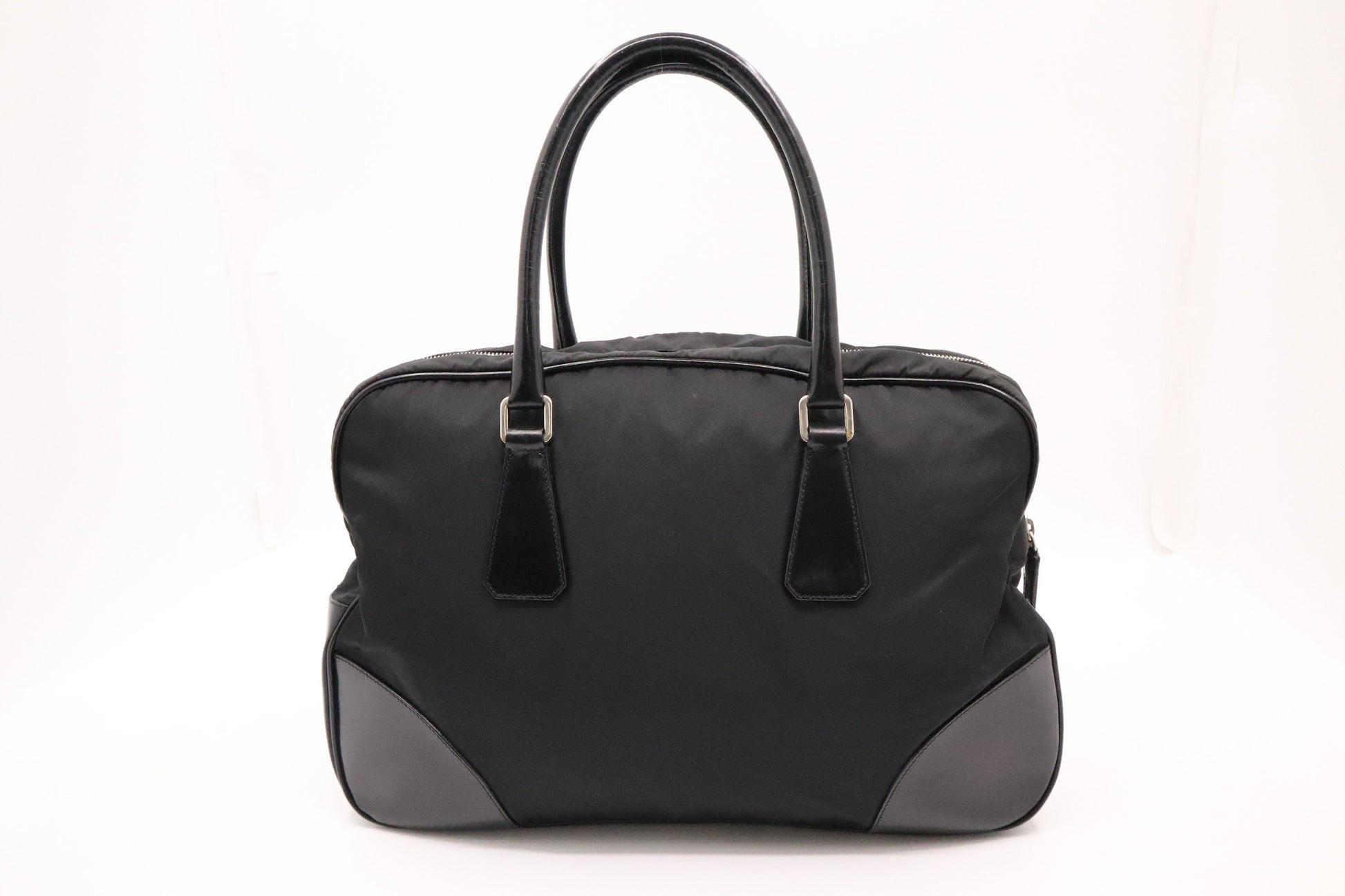 Prada Business Bag In Nylon Black Travel Bag