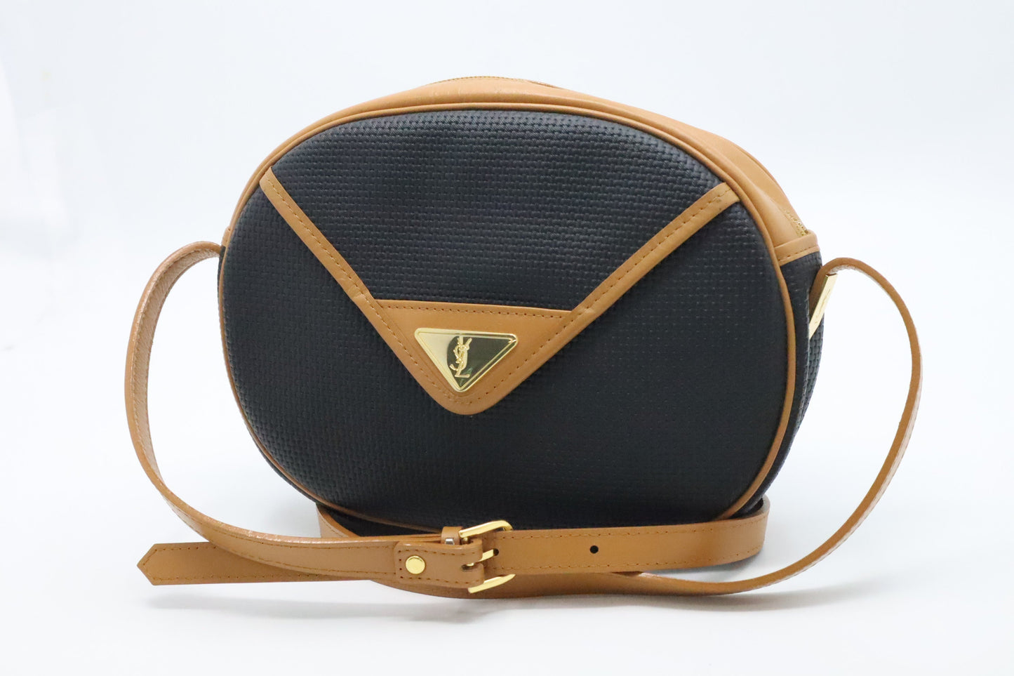 YSL Saint Laurent Shoulder Bag In Canvas Black