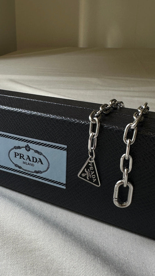 Prada Iconic Bracelet Sterling Silver Small Jewelry