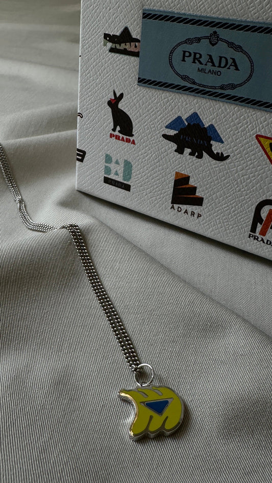 Prada Banana Necklace Sterling Silver Jewelry
