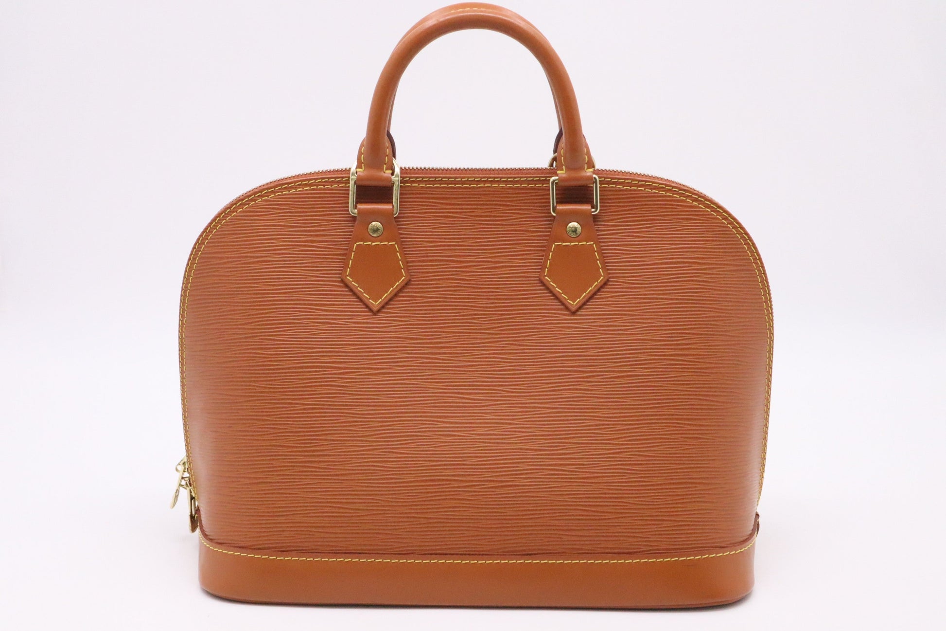 Louis Vuitton Alma PM Mandarin Epi Leather Handbag Epi Leather