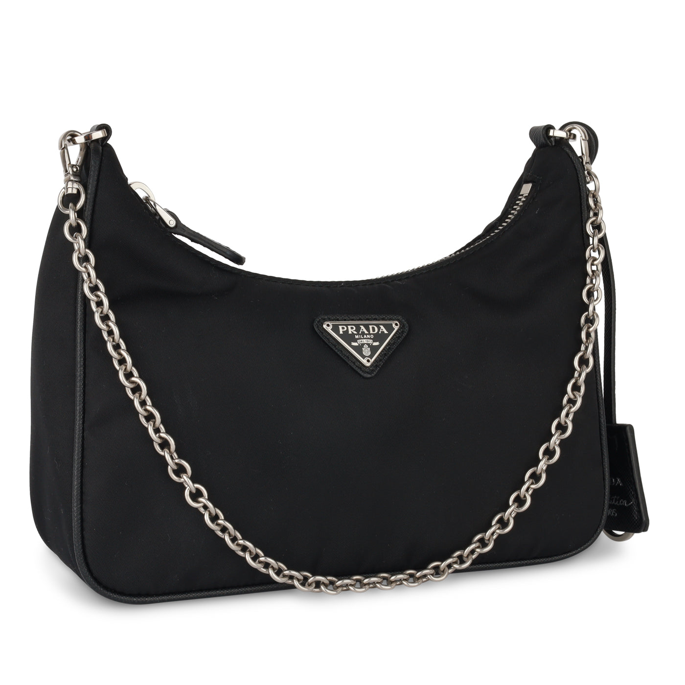 Prada Re Edition Shoulder Bag Nylon Nylon Black Shw