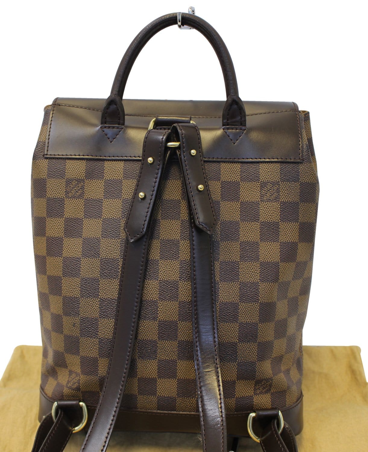 Louis Backpack Bag Damier Ebene Soho