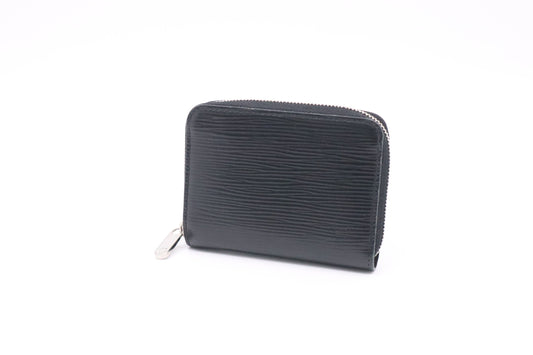 Louis Vuitton Zippy Coin Epi Leather Black Handbag