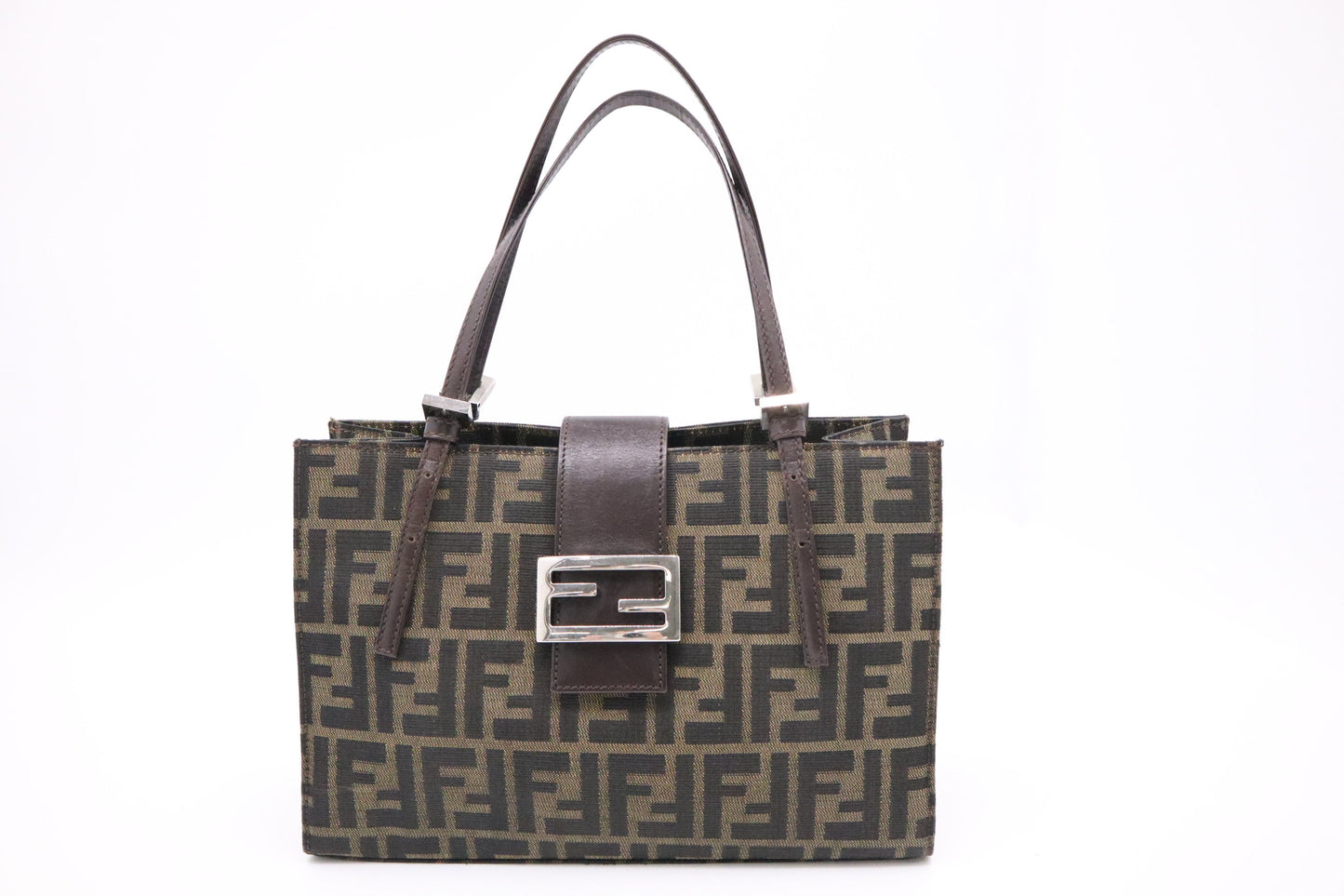 Fendi Shoulder Bag In Zucca Canvas