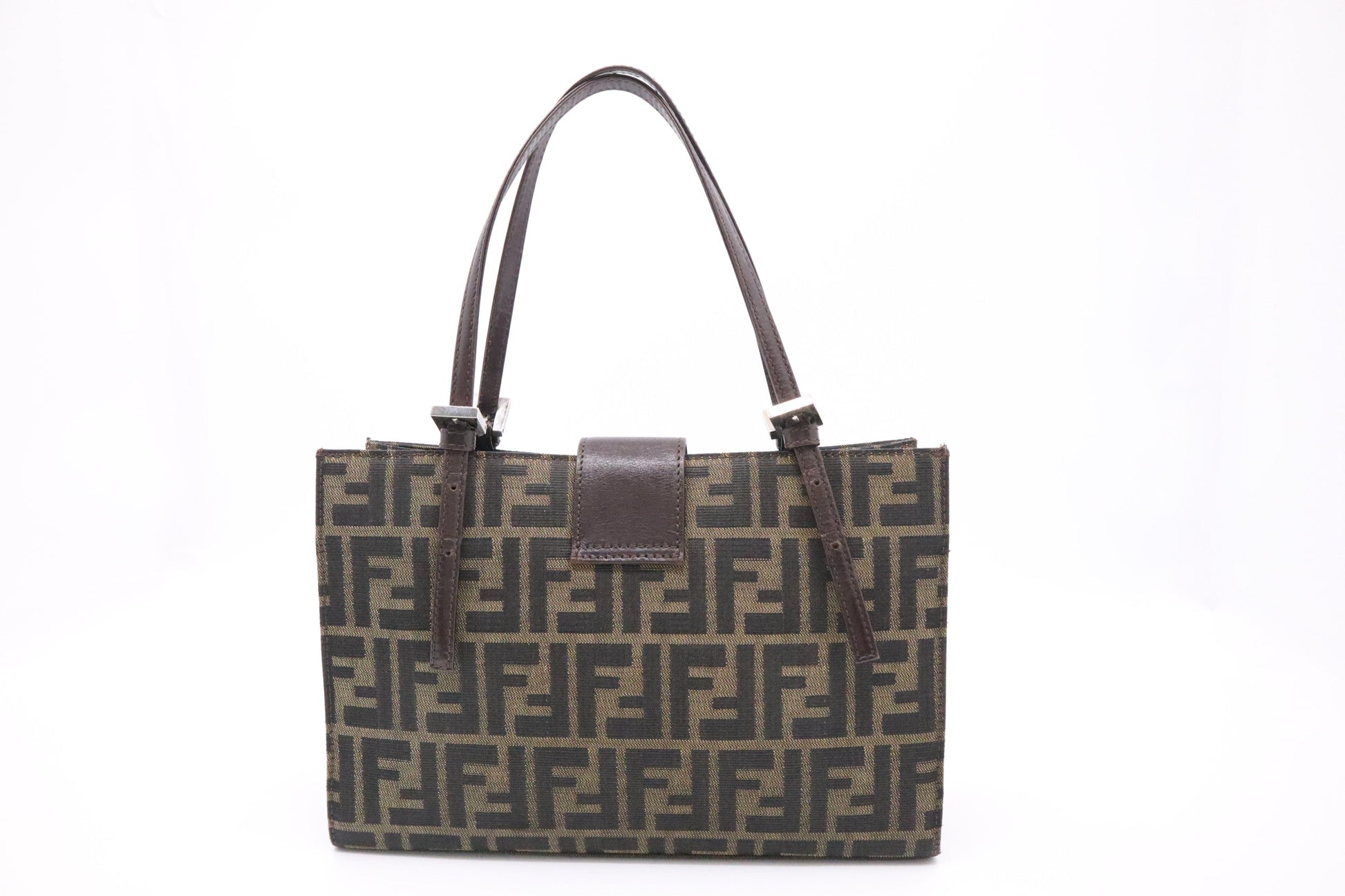 Fendi Shoulder Bag In Zucca Canvas