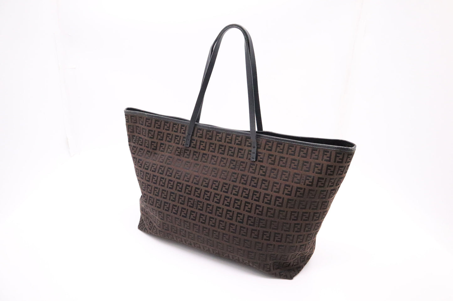 Fendi Tote Bag In Zucca Canvas Brown