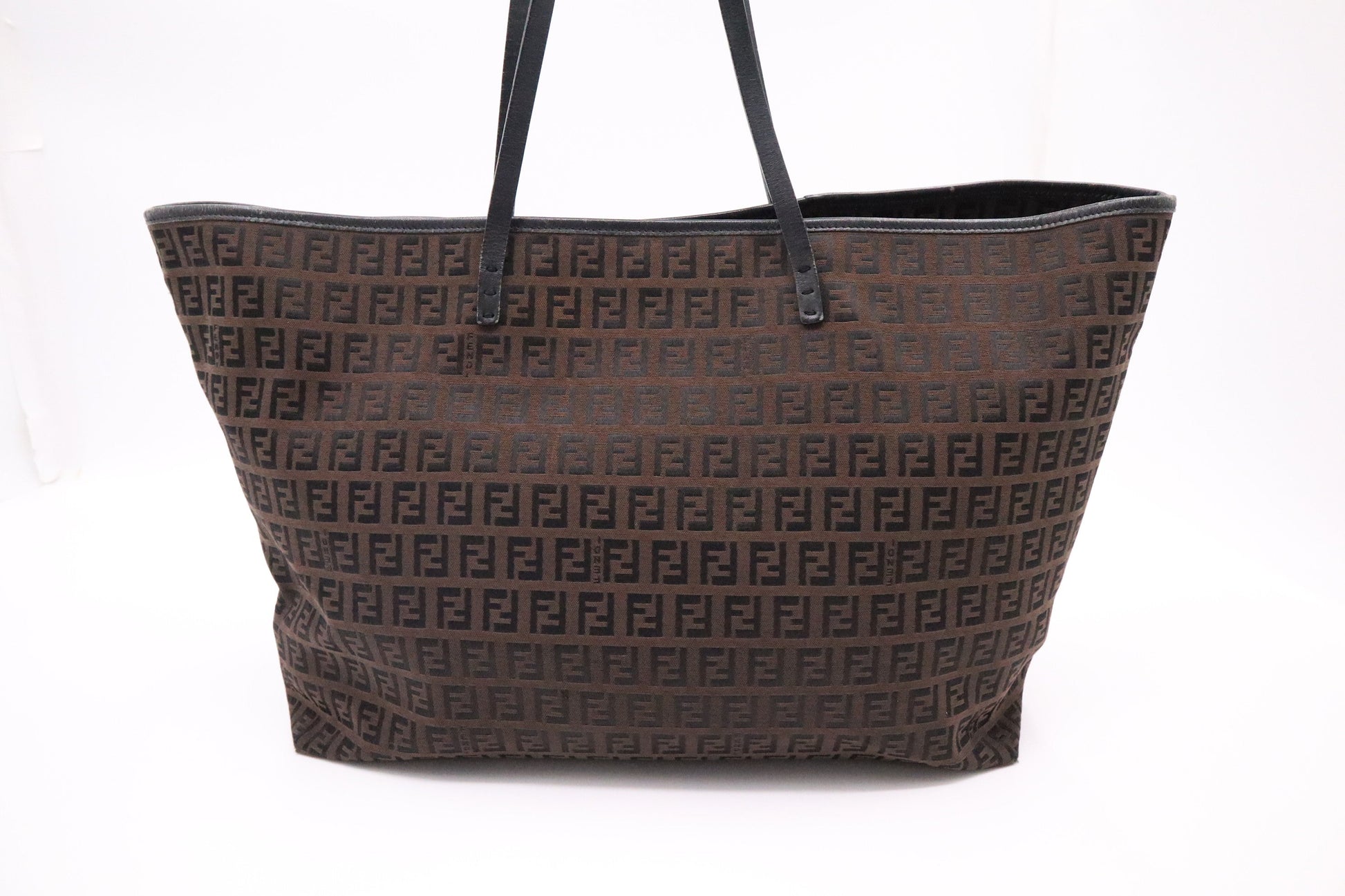 Fendi Tote Bag In Zucca Canvas Brown