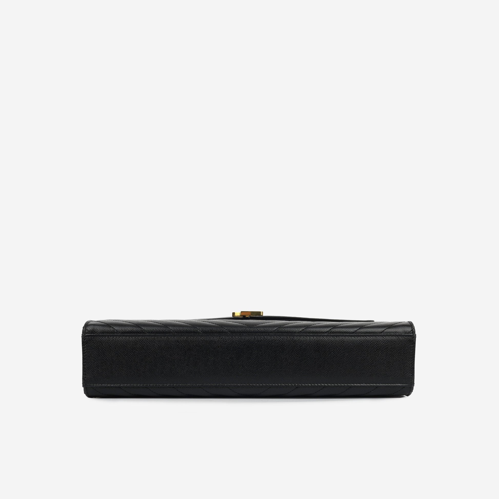 YSL Saint Laurent Envelope Bag Large Crossbody Bag Grained Ghw 1
