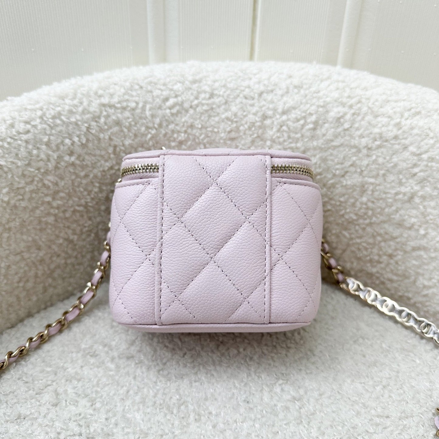 Chanel Mini Vanity in Pink Caviar and LGHW