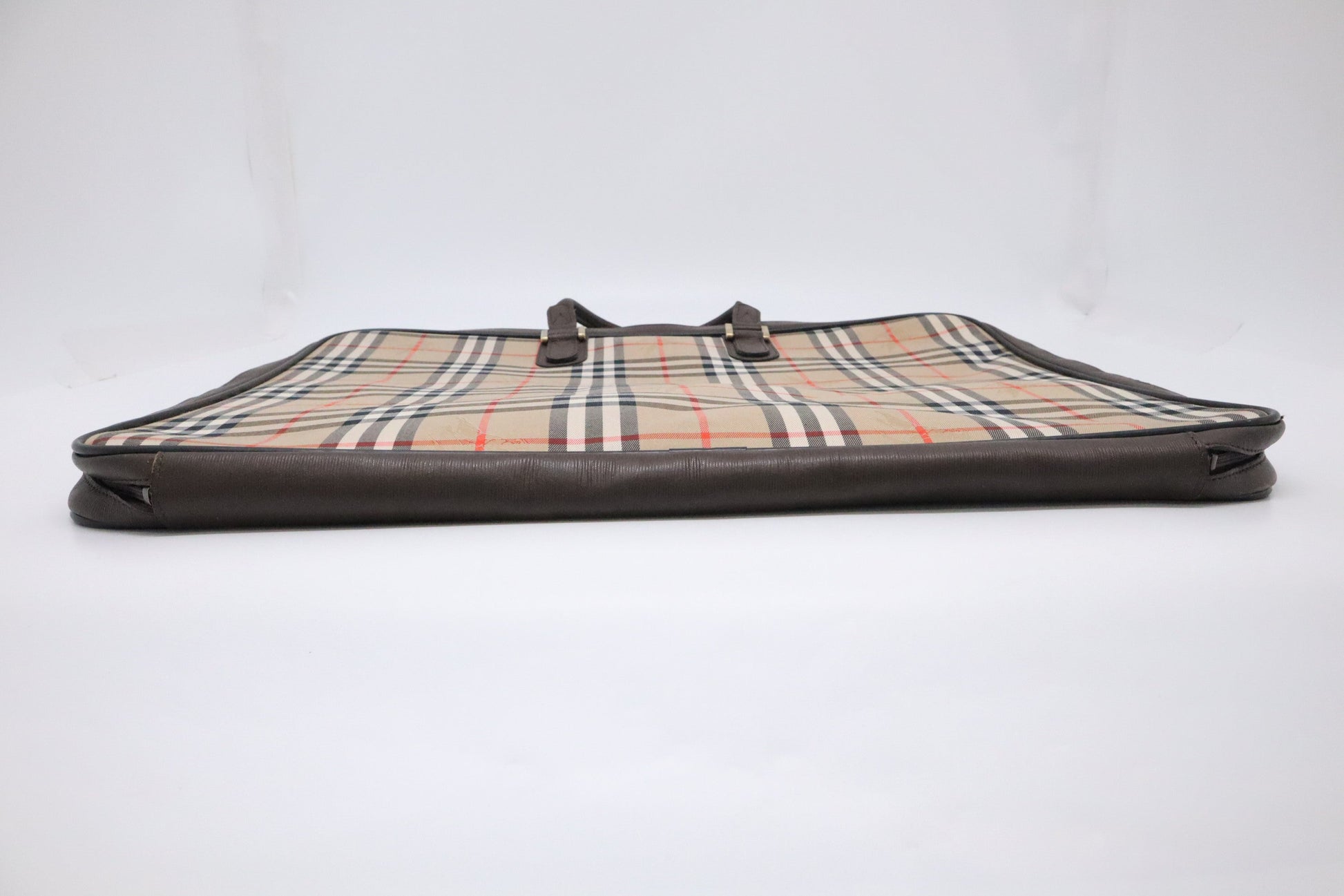 Burberry Travel Garment Bag In Nova Check Canvas Large Travel Bag