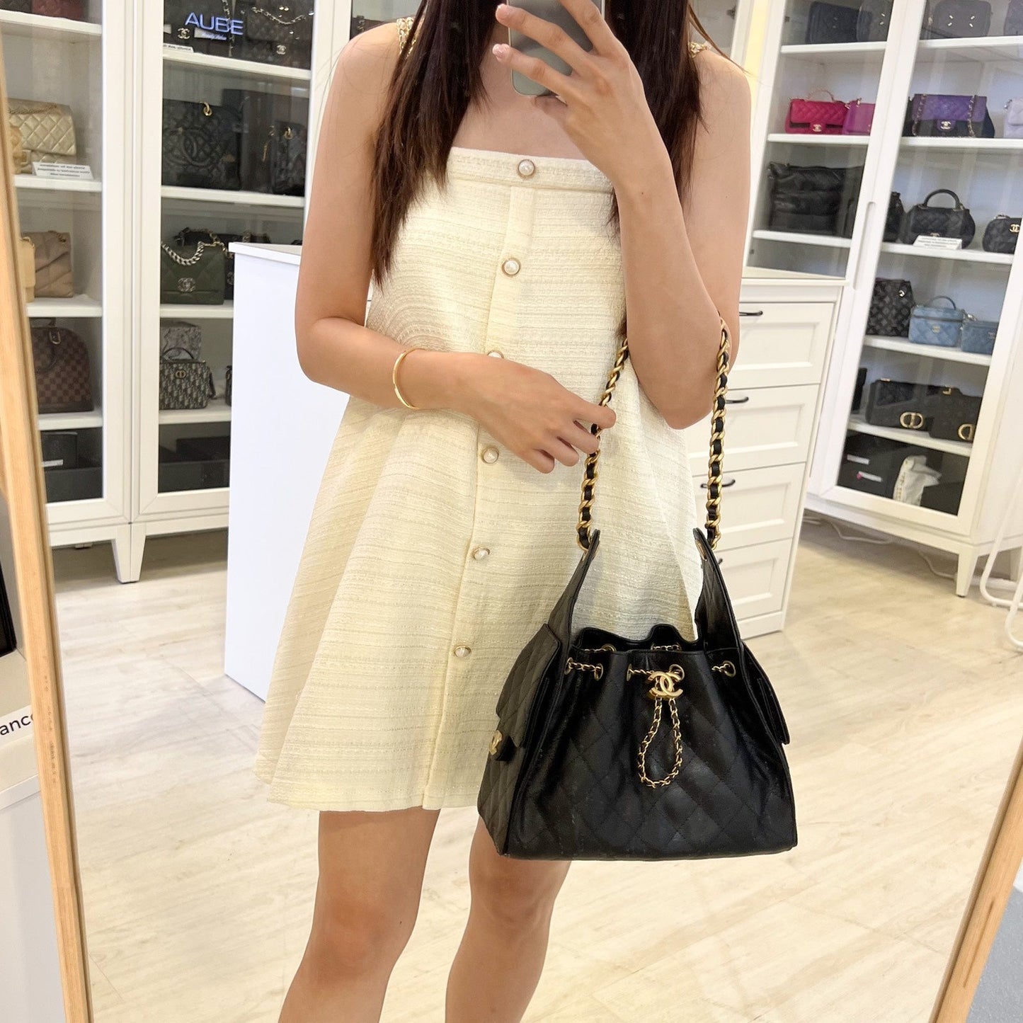 25 Small Hobo Bag in Black Caviar and AGHW (Model: ) Daily