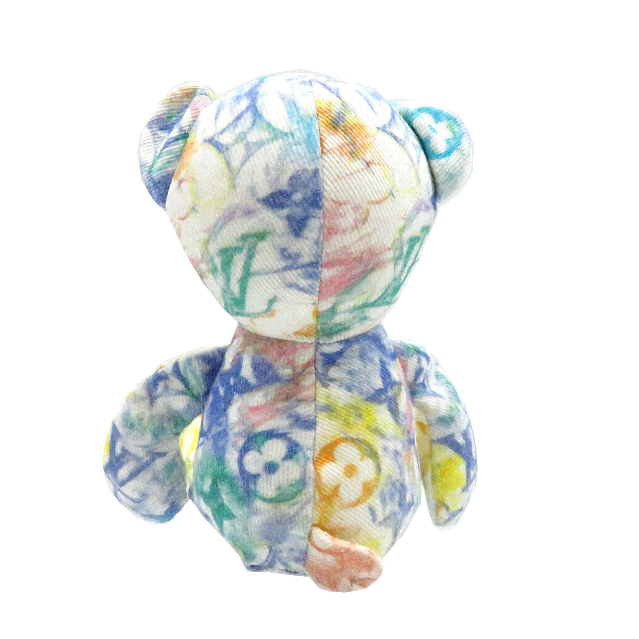Louis Vuitton Plush Doll Dudu Louis Cotton Blue Handbag