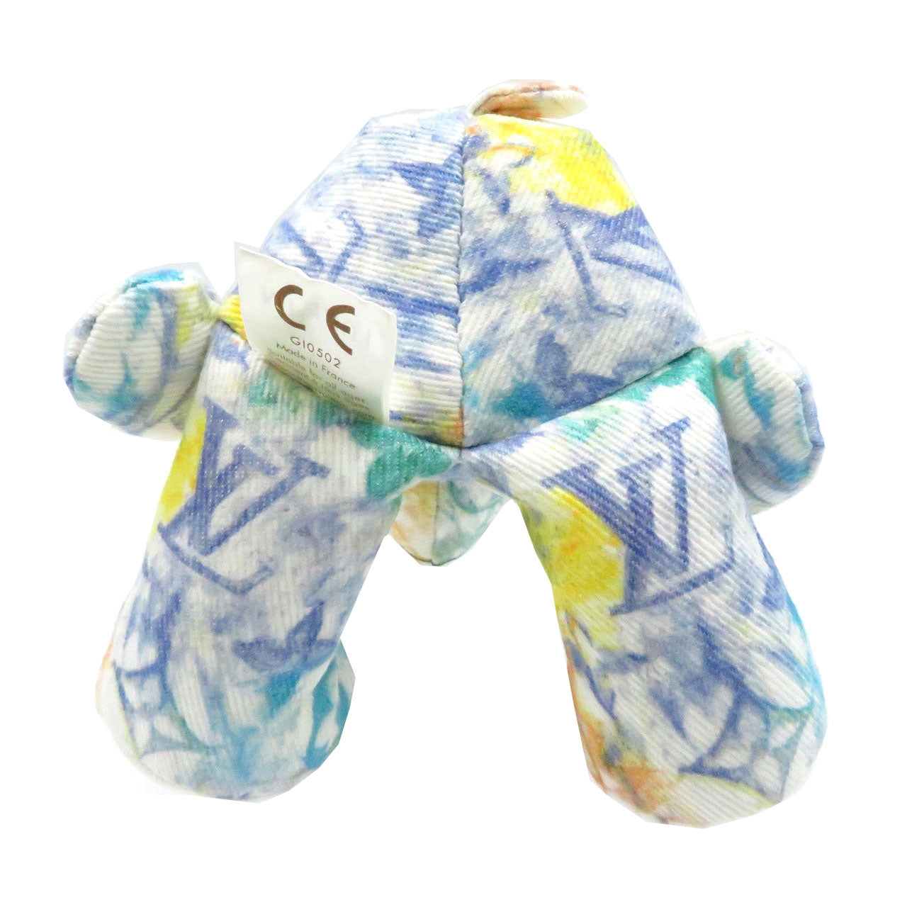 Louis Vuitton Plush Doll Dudu Louis Cotton Blue Handbag
