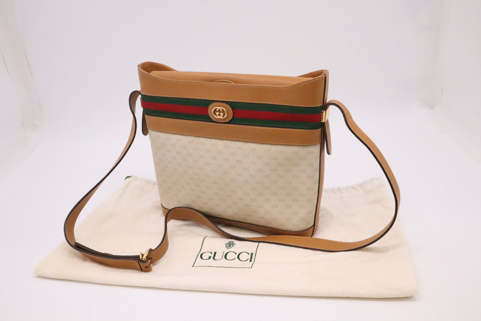 Gucci Micro GG Coated Canvas White Apparel