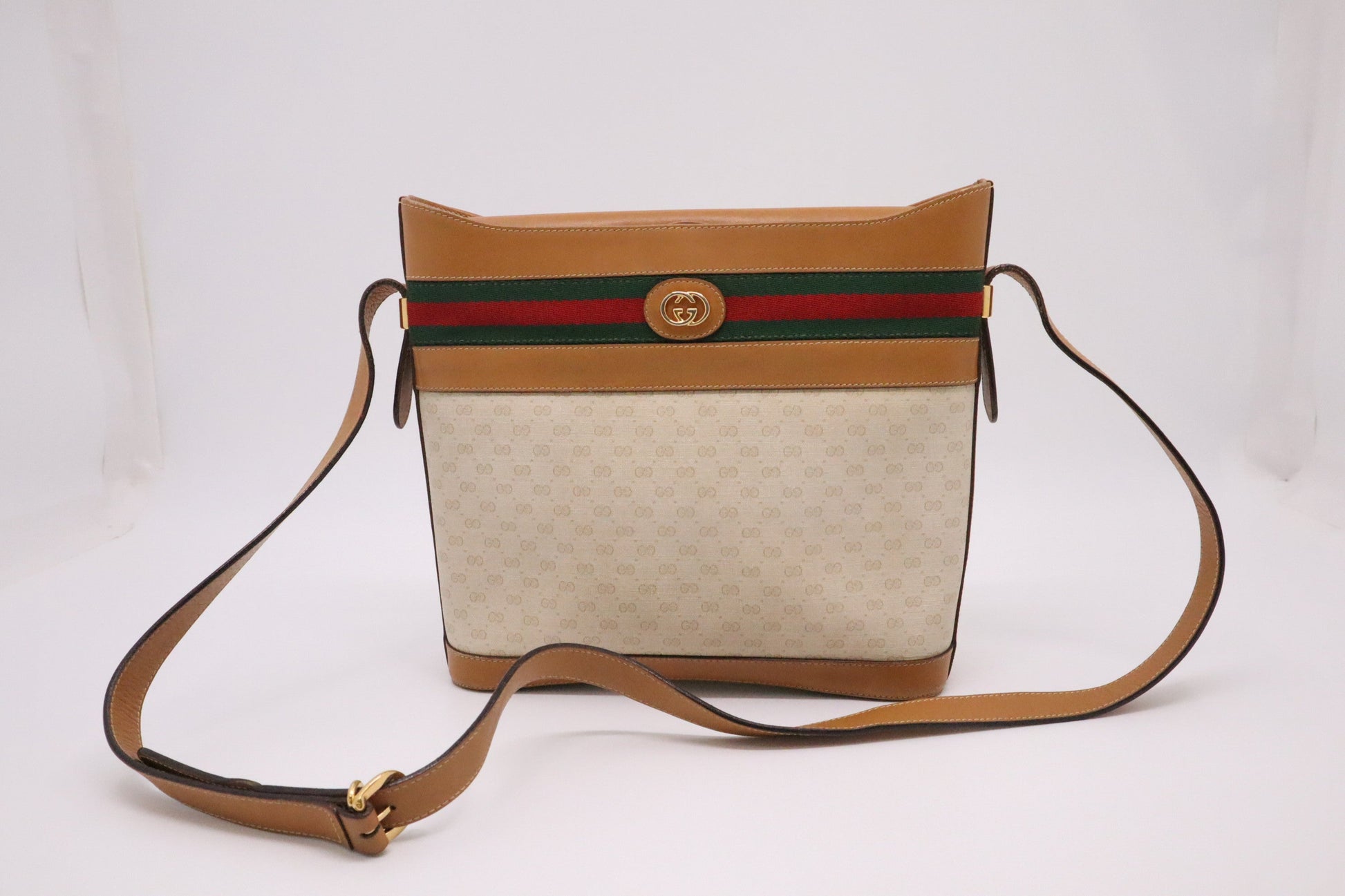 Gucci Micro GG Coated Canvas White Apparel