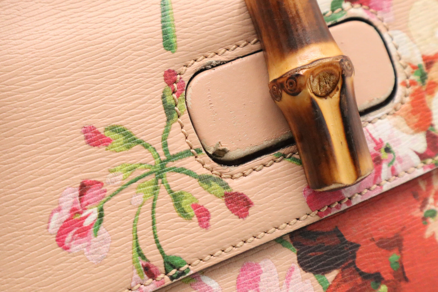 Gucci Shanghai Blooms Canvas Handbag