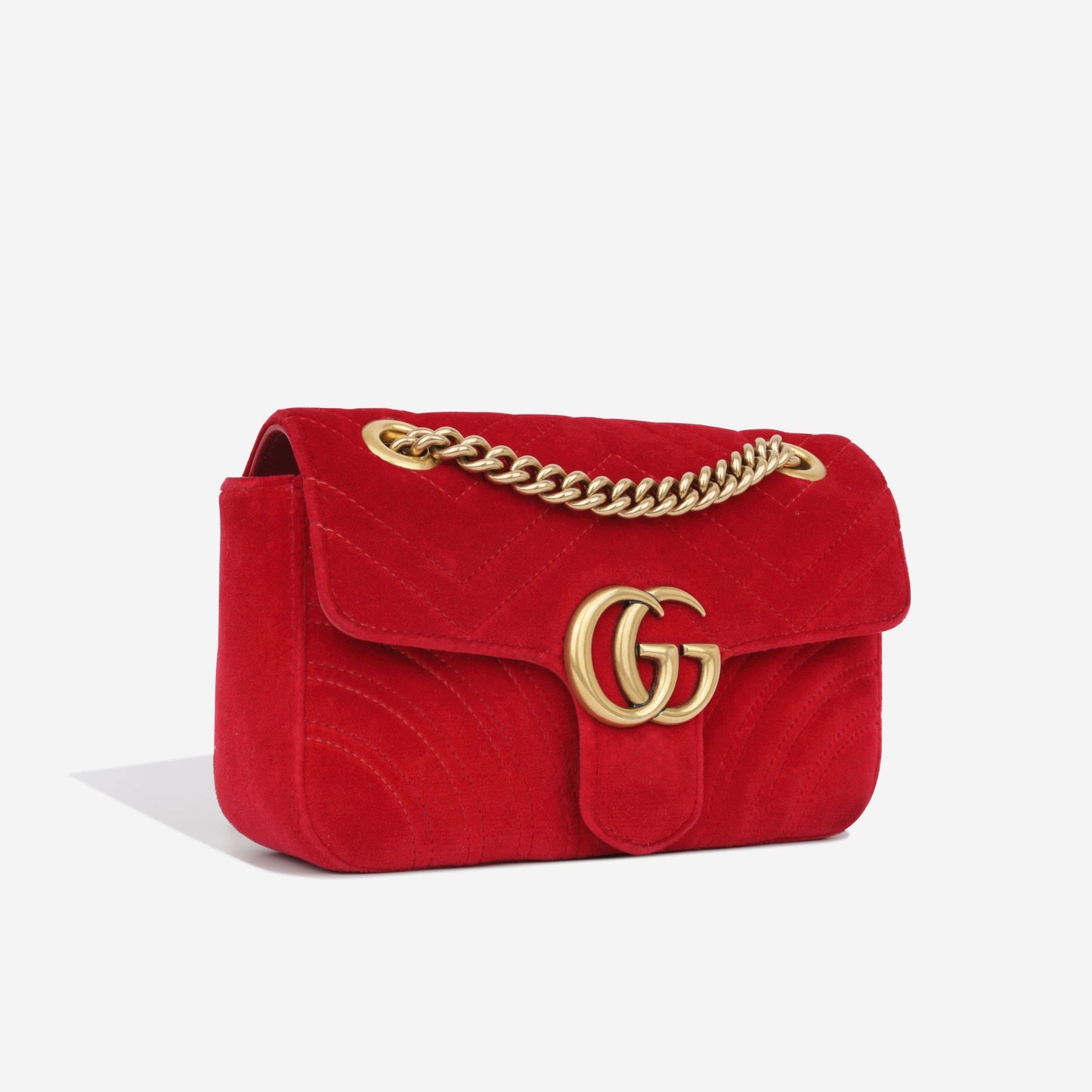Gucci Marmont Velvet Shoulder Bag Mini