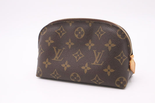 Louis Vuitton Pochette Cosmetics PM Monogram Canvas Clutch Bag