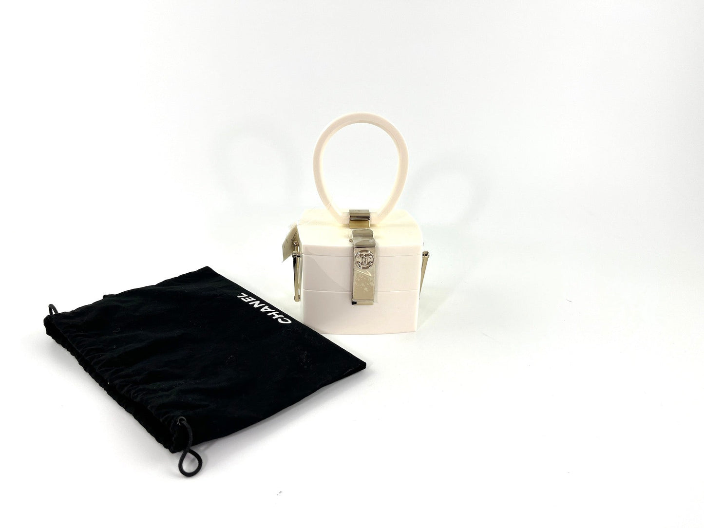 Chanel New Minaudière Limited Edition 2017 Lucite Vanity Case With