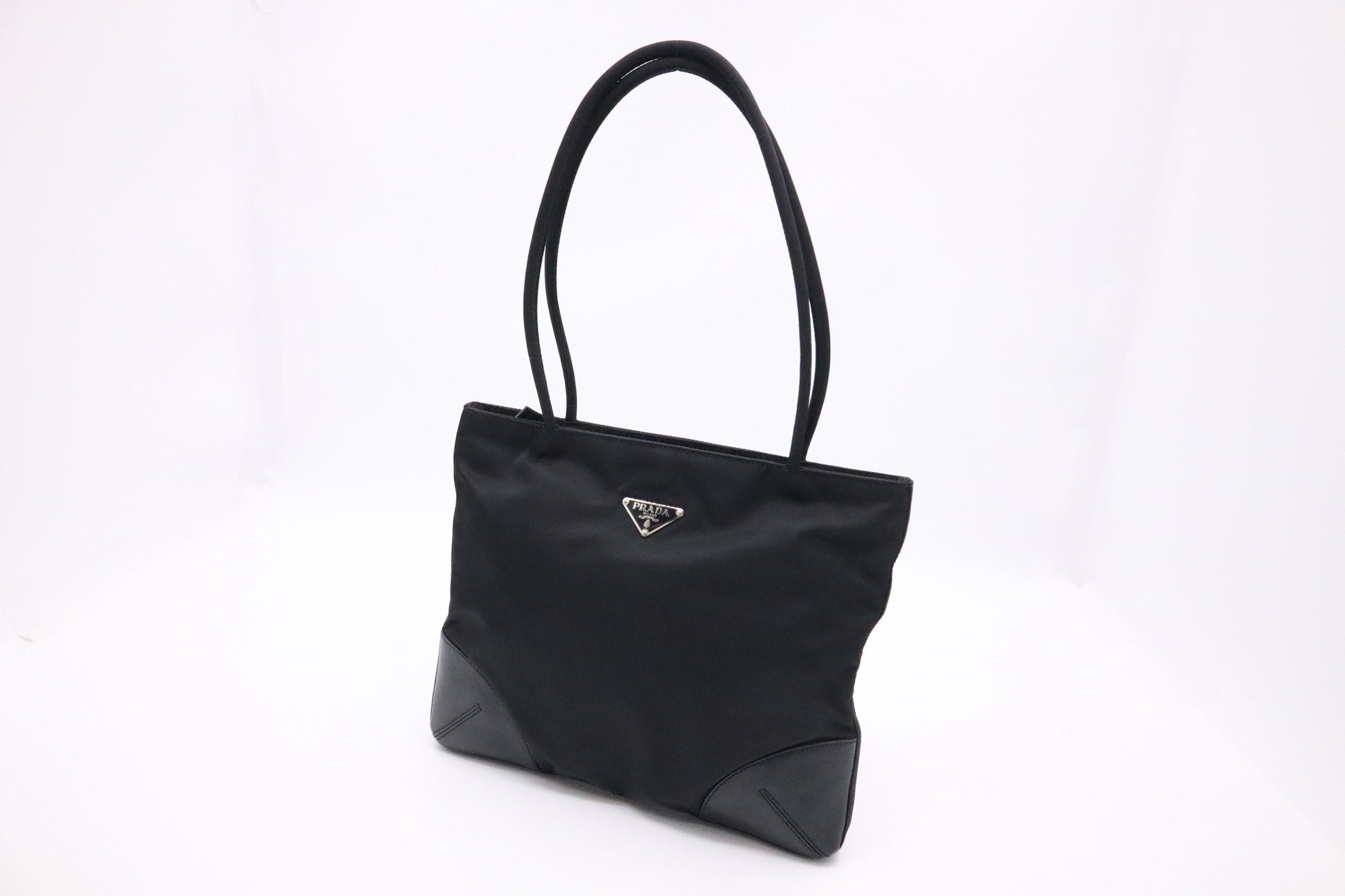 Prada Shoulder Bag In Canvas Nylon