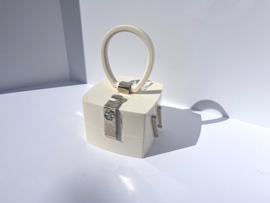 Chanel New Minaudière Limited Edition 2017 Lucite Vanity Case With