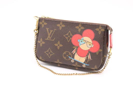Louis Vuitton Pochette Vivienne Monogram Canvas Clutch Bag