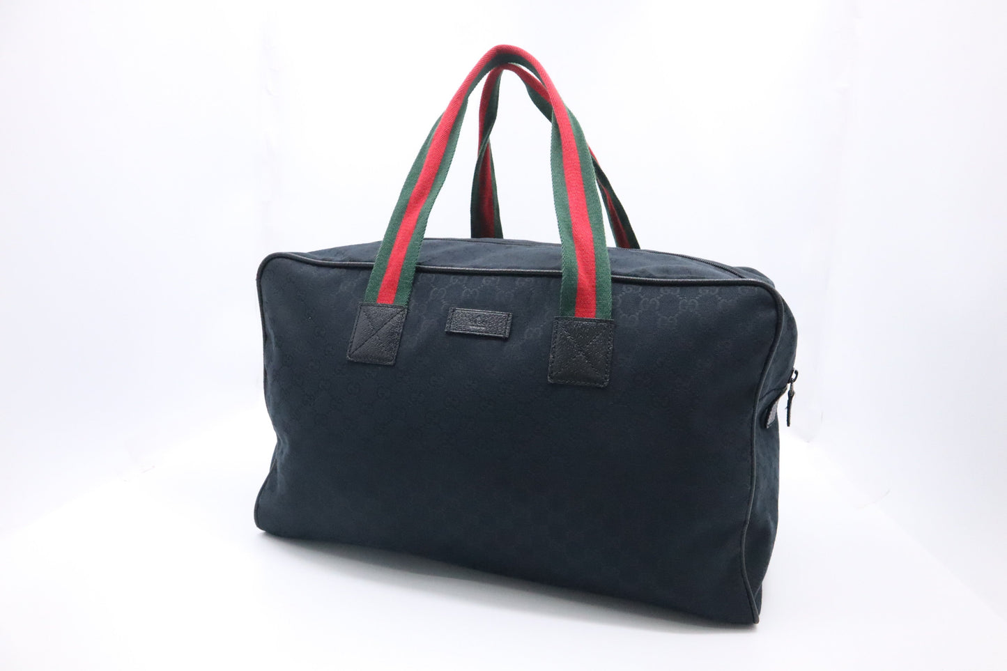 Gucci Boston GG Canvas Black Handbag