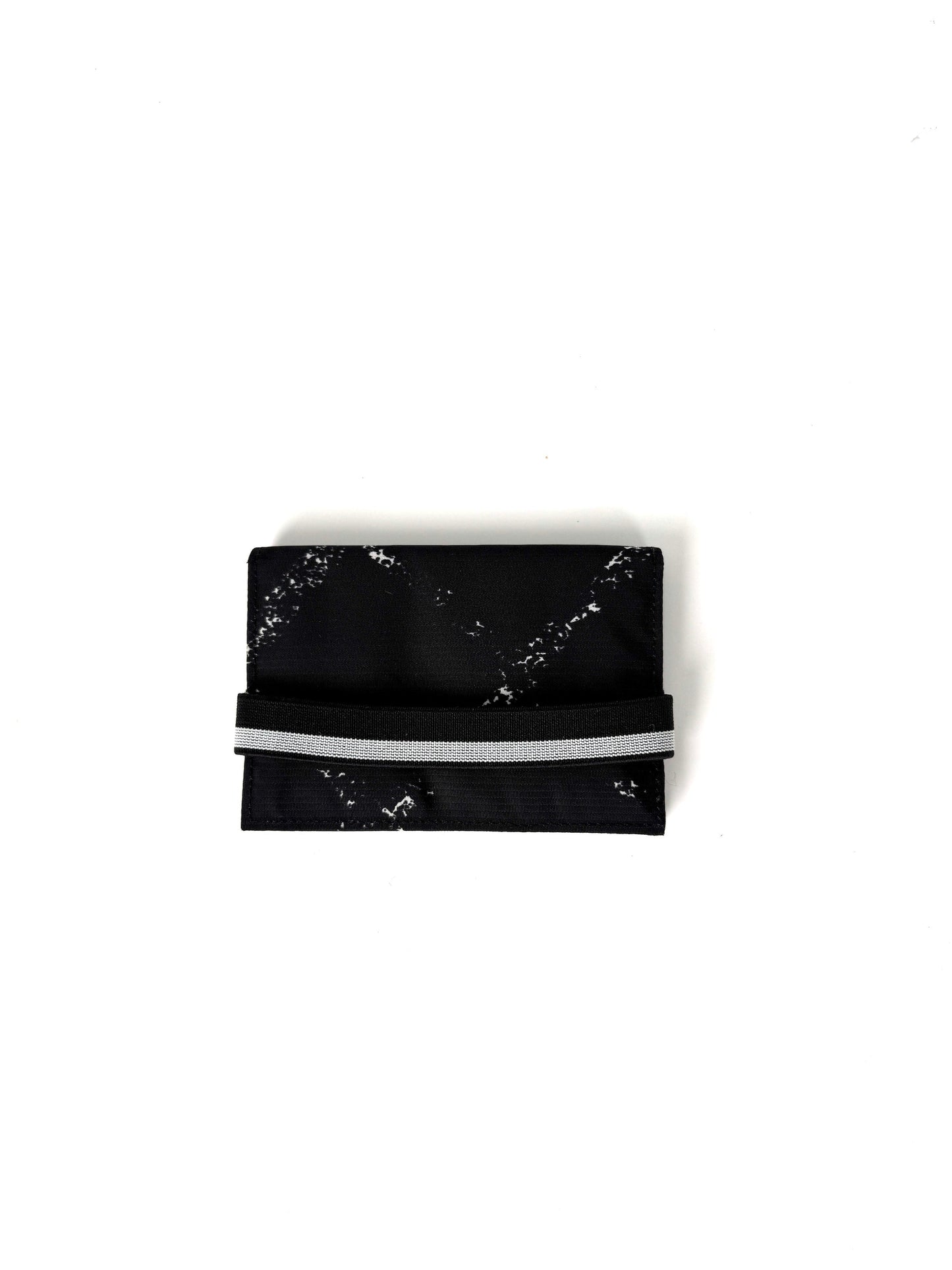 Chanel Nylon Black White Small Card Case Wallet
