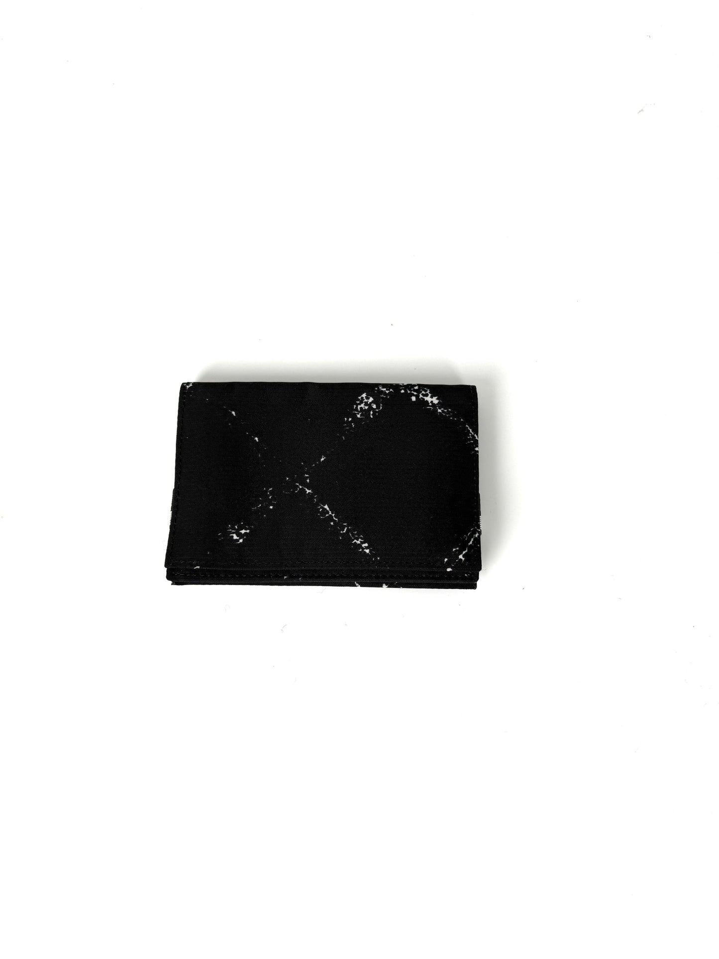 Chanel Nylon Black White Small Card Case Wallet