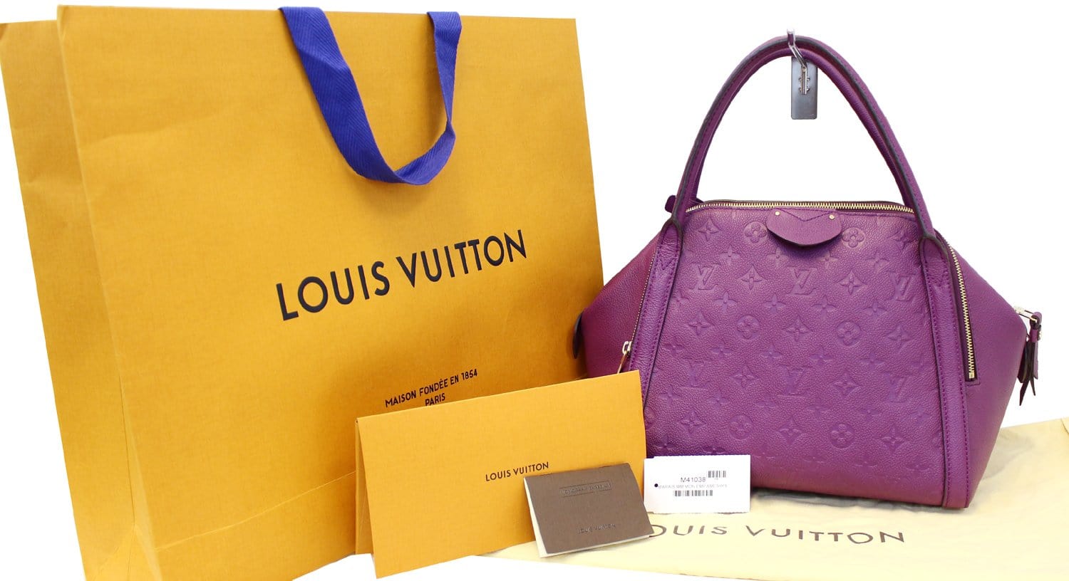 Louis Marais Mm Amethyste Empreinte Bag Monogram Travel Bag