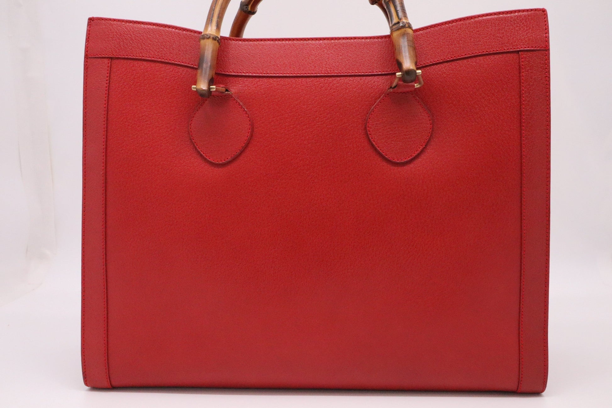 Gucci Diana Leather Red Large Handbag