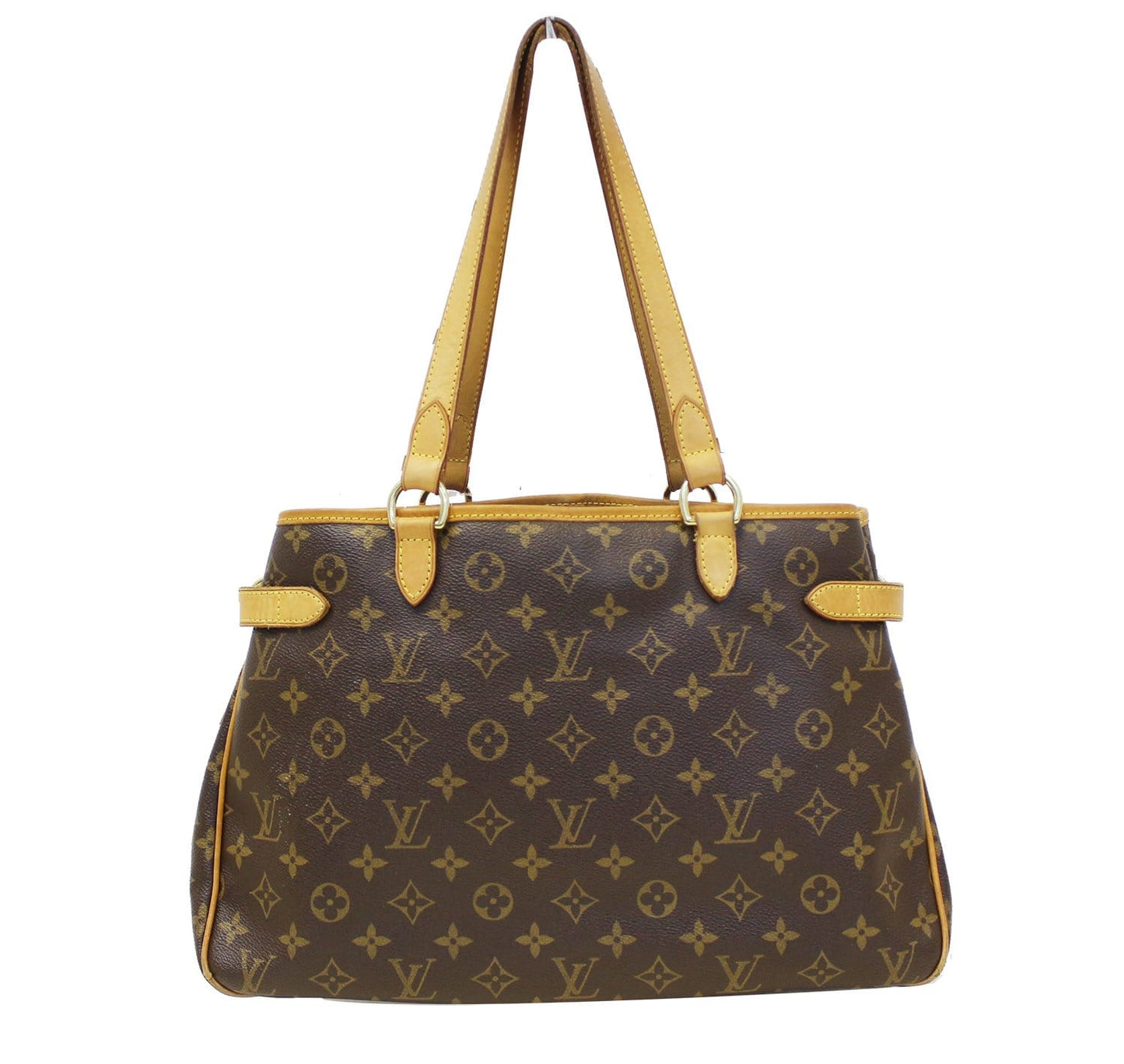 Louis Batignolles Horizontal Shoulder Tote Bag Canvas Monogram Shoulder Bag