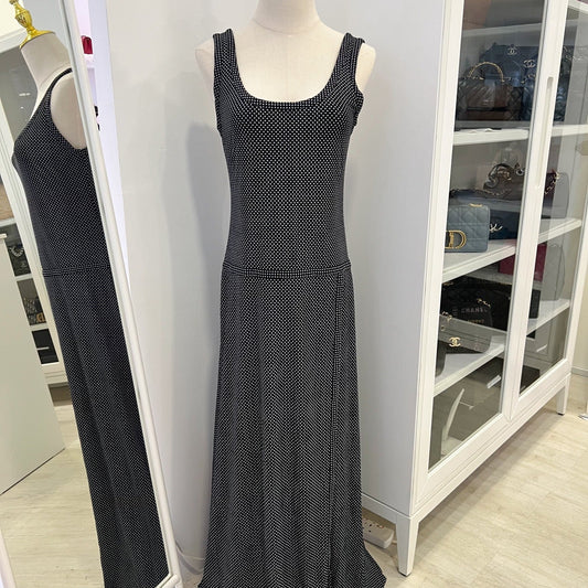 Chanel Mini CC Logo Maxi Dress in Polyamide and Elastane (Model: )