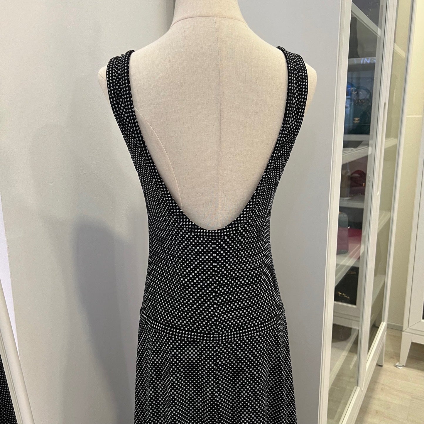 Chanel Mini CC Logo Maxi Dress in Polyamide and Elastane (Model: )